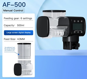 Jebao 250/500ml Distributore Automatico di Cibo per Pesci con Controllo Manuale e Temporizzazione Digitale per Acquariisti Impegnati, Confezione in Scatola di Plastica di Lusso - Product Image 3