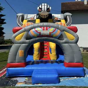 Tobogán Inflable Gigante para Fiestas Infantiles al Aire Libre, <span class=keywords><strong>Castillo</strong></span> Doble con Tobogán, Combo Comercial, Tobogán Robótico Inflable para Fiestas Infantiles - Product Image 1