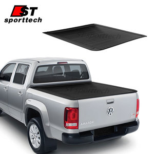 Tapa de rodillo de camión retráctil de aluminio, accesorios de cubierta de carga, cubierta Tonneau de cama de recogida para Volkswagen VW <span class=keywords><strong>Amarok</strong></span> 2018-2024 - Product Image 1