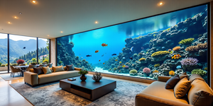 대형 해양 테마 레스토랑 아크릴 어항 디자인 맞춤 제작 글로벌 디자인 주문 - Product Image 5