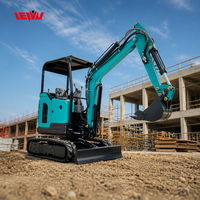 Mini-excavatrice sur chenilles chinoise de 6,5 tonnes avec moteur/pompe Eaton, vente en gros d'usine