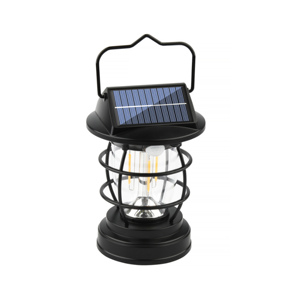 Lampe solaire LED étanche pour jardin, route, bureau et extérieur, lanterne de camping avec indice de protection IP55, 3500K blanc chaud, 4V - Product Image 5