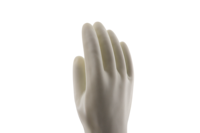 Gants en caoutchouc nitrile floqués imperméables réutilisables durables de 33 cm 75 g, maintien au chaud, confortables, blancs pour le nettoyage