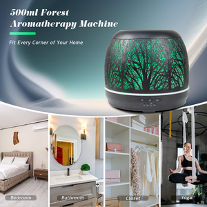 Món Quà Giáng Sinh Siêu Âm Độ Ẩm 500Ml Rừng Điện Tinh Dầu Khuếch Tán Hương Thơm Với Ánh Sáng LED - Product Image 2