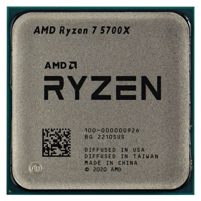 AMD for 7 5700X 3.4GHz 8 Core 16 Thread CPU Processor 7NM L3=32M Socket AM4 Desktop Gaming