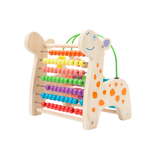 Ábaco Educativo <span class=keywords><strong>de</strong></span> Madera con Diseño <span class=keywords><strong>de</strong></span> Ciervo y Números Coloridos para el Aprendizaje <span class=keywords><strong>de</strong></span> Matemáticas, Conteo y Cálculo para Niños - Product Image 2