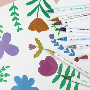 Somagi Tùy Chỉnh Acrylic Đánh Dấu 10 Màu Sắc Màu Đường Chung Vĩnh Viễn Dual Tip Acrylic Đánh Dấu Bút Thiết Lập Cho Hàng Thủ Công Những người Đam Mê, Trẻ Em - Product Image 3