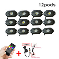 Luces LED RGBW para Camiones, Barcos, ATV y SUV, Controladas por Aplicación, Color Blanco Puro, en Oferta