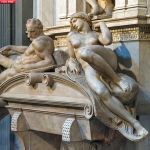 Statua in marmo a grandezza naturale di Tramonto, famosa opera di <span class=keywords><strong>Michelangelo</strong></span>, di YOUFINE - Product Image 2
