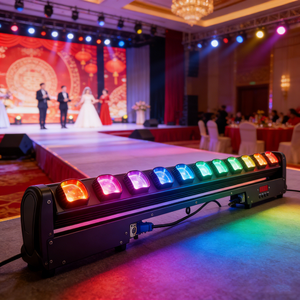 Projecteurs LED à tête mobile à prix avantageux, équipement <span class=keywords><strong>de</strong></span> scène, barre lumineuse <span class=keywords><strong>de</strong></span> disco DJ, éclairage <span class=keywords><strong>de</strong></span> scène mobile pour bar, mariage, KTV - Product Image 3