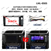 Kit de montage d'autoradio pour HONDA BRV 2017 avec câblage Canbus et cadre d'autoradio Android, fabriqué en Chine