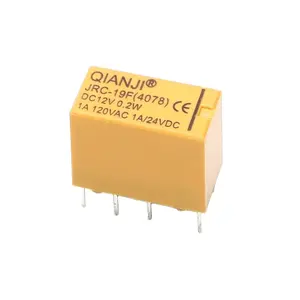 QIANJI papan cetak relay 12v mini dc 8 pin papan otomotif aluminium solid state pencari kilat solenoid papan disesuaikan