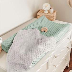 Fundas de Cambiador Ultra Suaves de Minky con Puntos para Bebés Niños y Niñas, Funda Transpirable para Cambiador - Product Image 6