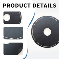 Panneau solaire FOLDSUN PERC, tailles personnalisées, diamètre 126 mm, PET, charge pour ordinateur portable, lamination, 5 V, 2 W, monocristallin, haute efficacité