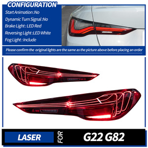 Faros Delanteros LED Rojos Personalizados Modificados para G22 G82 M4 GTS 425i 430i, 2020-2024 - Product Image 5