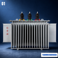 Transformateur de distribution triphasé entièrement scellé immergé dans l'huile 50-2500 kVA sans conservateur pour système de réseau électrique urbain