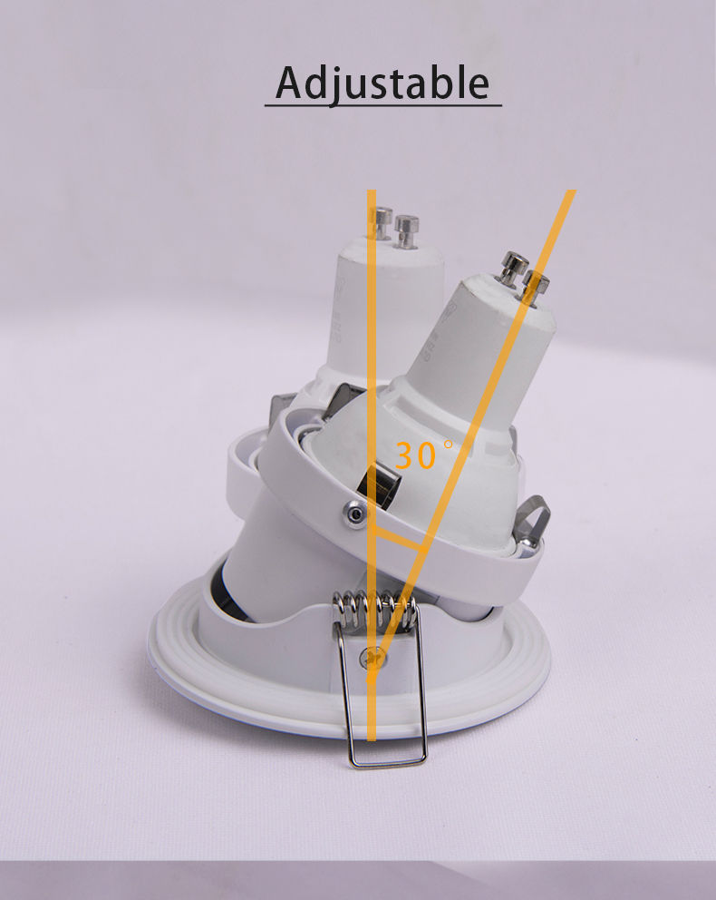 Modern Bathroom Waterproof IP65 Downlights Gu10 Led Ceiling Lamp
