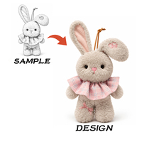personnalisé mini sac à dos en peluche pour l'école mignon enfants PP coton remplissage maille doublure soulagement du Stress