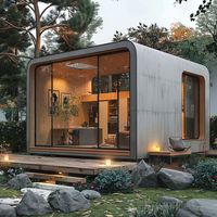 Zent 20FT Préfabriqué Petite Maison Mobil de Luxe Petite Maison Portable Conteneur Bureau