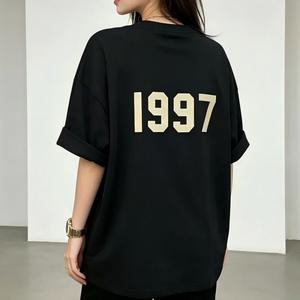 T-shirt da uomo personalizzata Fear <span class=keywords><strong>of</strong></span> <span class=keywords><strong>God</strong></span> 1997 Fashions FerePlus Size in cotone 100% lavorato a maglia, oversize, tinta unita, formale, di lusso, con grafica <span class=keywords><strong>God</strong></span> - Product Image 6