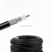 Câble coaxial RF LMR240 LMR400, conducteur en cuivre massif ou multibrin, gaine en mousse PE anti-UV, gaine en PVC, blindage en tresse de cuivre étamé