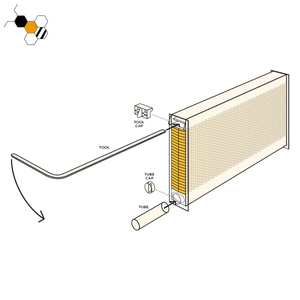 Tự động tự chảy mật ong 7 Bee Hive khung thiết lập nghề nuôi ong thiết bị công cụ nuôi ong - Product Image 6