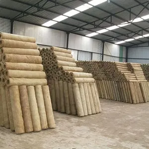 Rock mineral wool insulation panel pipe insulation industri rock slag wool pipe insulation
