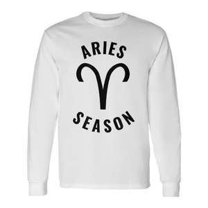 T-shirt à manches longues avec signe du zodiaque astrologique saisonnière du berger - Product Image 1