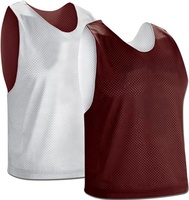 Maille sport pinnies sublimé réversible de crosse