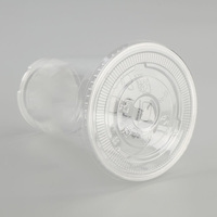 Gobelets jetables en plastique PET personnalisables de 24oz, transparents et à paroi unique, calibre 95 pour café, boisson, thé à bulles, crème glacée