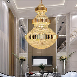 设计师装饰铁现代大型发光二极管定制吊灯水晶吊灯 & 吊灯吊灯天花板奢华 - Product Image 3