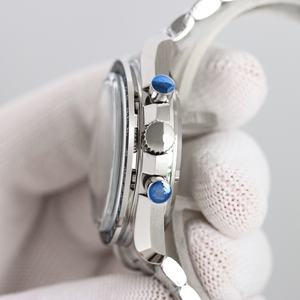 นาฬิกาคู่ รุ่น Master Speed 310.30.42.50.04.001 สายเหล็ก สายหนัง เข็มหกเข็ม สีขาว กันน้ำ ระบบจักรกล - Product Image 4