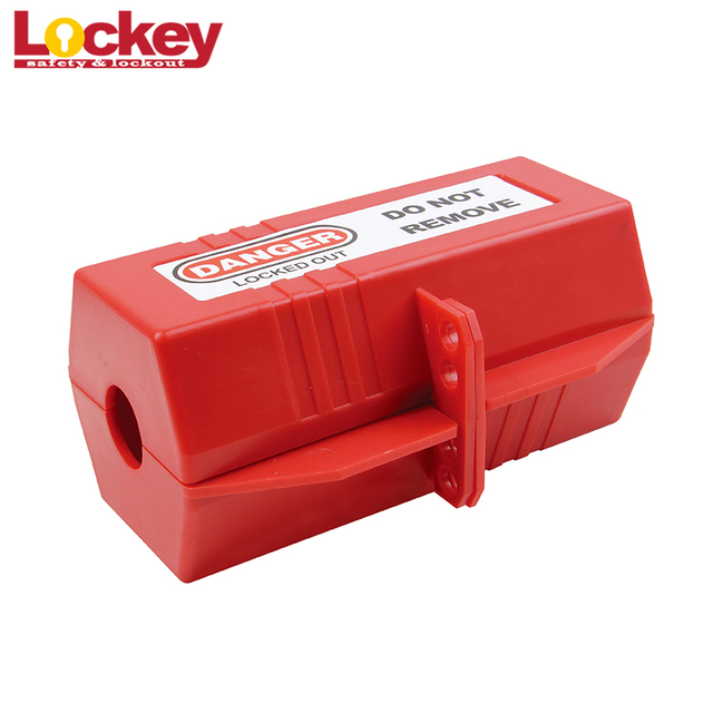 Industrial Electrical Polypropylene Durable Waterproof Large Lockout Tagout Plug Lock with Key for 220V/500V Plugs