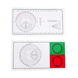 Tabla Optométrica de PVC para Pared, Tabla de Prueba Visual Estándar para Examen de la Vista - Product Image 5