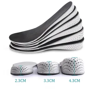 공장 EVA 메모리 폼 안창 통기성 insoles 리프트 2 cm 4cm 높은 증가 스포츠 안창