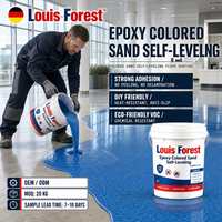 Peinture époxy auto-nivelante antidérapante pour surfaces décoratives, ateliers industriels, entrepôts, vente en gros, fournitures pour projets