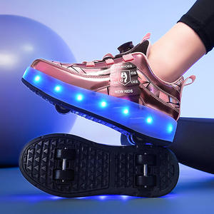 <span class=keywords><strong>Chaussures</strong></span> à roulettes JIAXIN <span class=keywords><strong>Heelys</strong></span> pour adultes, <span class=keywords><strong>chaussures</strong></span> de marche rapide, patins à roulettes, <span class=keywords><strong>chaussures</strong></span> de sport invisibles à quatre <span class=keywords><strong>roues</strong></span> détachables, <span class=keywords><strong>chaussures</strong></span> lumineuses - Product Image 1