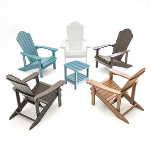 HDPE Adirondack <b>Chair</b> Garden Outdoor Beach Hotel Waterproof Eco-Friendly Plastic Composite Wood <b>Patio</b> -Furniture Modern - Product Image 1