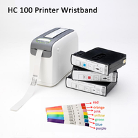 Imprimante thermique de bureau médicale 300 DPI pour Zebra ZD510-HC, usage hospitalier et clinique, avec bracelet patient et étiquette d'identification (Pack)