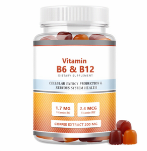 Gomitas de Vitamina B6 y Vitamina B12 al por Mayor de Fábrica, Apoyo Energético Natural, Salud Inmunológica, Gomitas Multivitamínicas para Hombres y Mujeres - Product Image 1