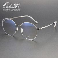 Gafas Ópticas de Lujo Personalizadas Premium para Hombre, Clásicas, Sin Tornillos, de Marca, para Miopía, Monturas de Gafas