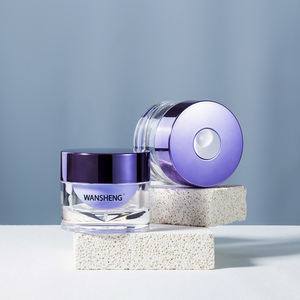 צנצנת עיצוב אקרילי עם אניה פנימי מילוי מסתובב למילוי קרם לחות לילה 50 גרם מידות 100 גרם עם כף - Product Image 5