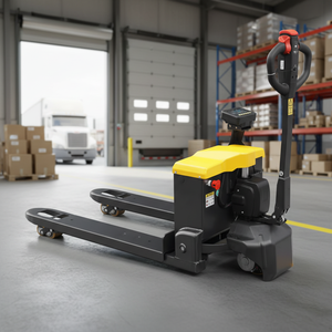 Transpaleta Eléctrica WELIFTRICH de 2.0 Toneladas con Impresora de Etiquetas, Ruedas de PU, Longitud de Horquilla de 1200 mm, Altura de Elevación de 205 mm, Certificación CE - Product Image 2