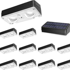 Hua Enxing <b>Solar</b> Wall Washer <b>Lights</b> Outdoor Waterproof LED <b>Fence</b> Lamp for Courtyard <b>Garden</b> Steps - Product Image 1