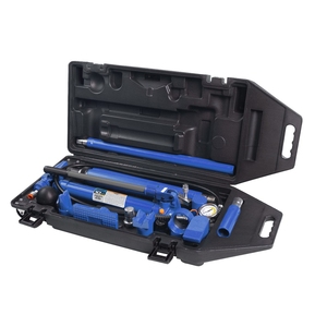 Cric de voiture hydraulique de haute qualité de 10 tonnes Porta Power dans une boîte en plastique Offre Spéciale le kit de réparation de voiture - Product Image 1