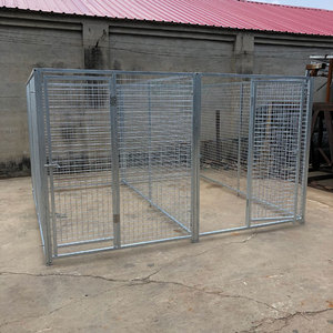 Cuccia per Cani da Esterno in Acciaio Zincato con Porta di Trasferimento, Kit Completo in Vendita a Prezzo di Fabbrica - Product Image 3