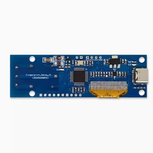 ZW101指紋シングルリレーモジュール容量性半導体OLEDディスプレイSTM32二次開発
