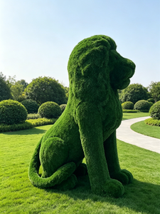 Sculpture de dragon artificiel en herbe, grande statue animale pour aménagement paysager extérieur, parcs d'attractions et décoration de terrasses - Product Image 4