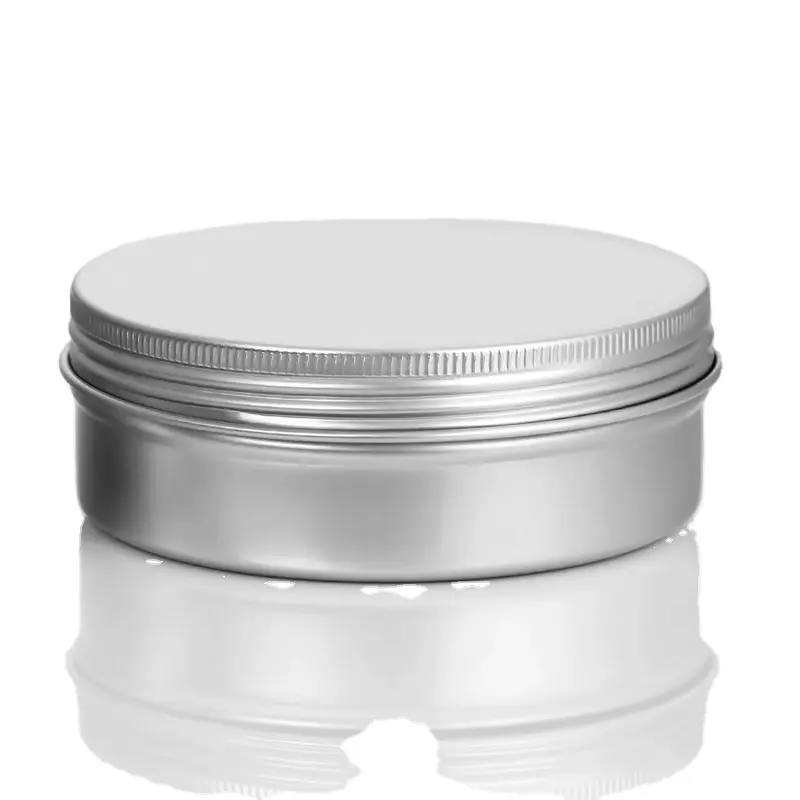 10ml 15ml 25ml 30ml 50ml 60ml 80ml 100ml aluminium jar 50g ointment container 50 ml flat aluminium tin