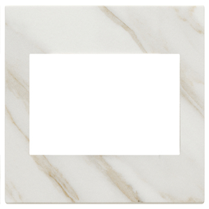 Calacatta White Wall <b>Switch</b> <b>Plate</b> 12.8 X 11.4 Cm With 3.3 Cm Height For Modern Home Decor - Product Image 1
